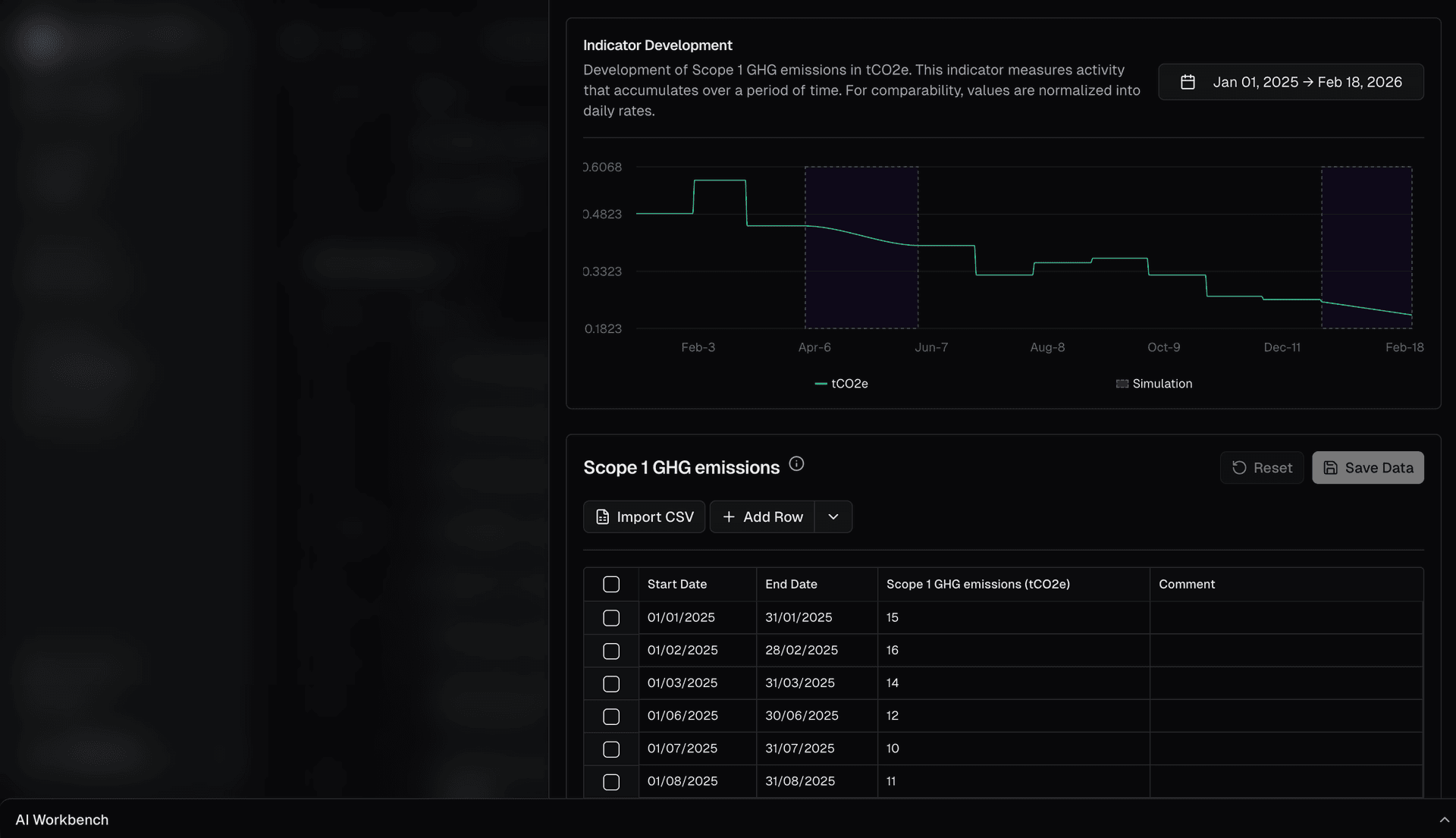 Streamline data collection